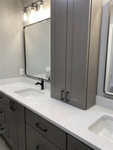 Bathroom Counter with Sinks