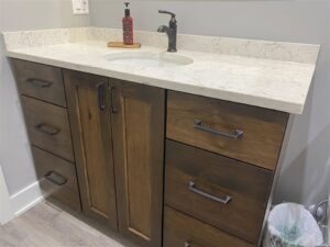 Bathroom Counter with Sink