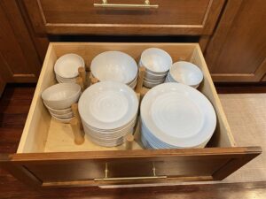 Drawer dish organizer